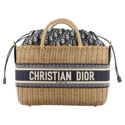 dior panier osier|Dior Basket Bag .